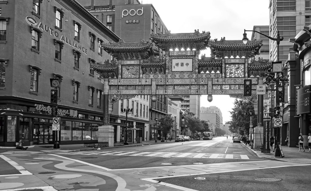 Picture of an American China Town.