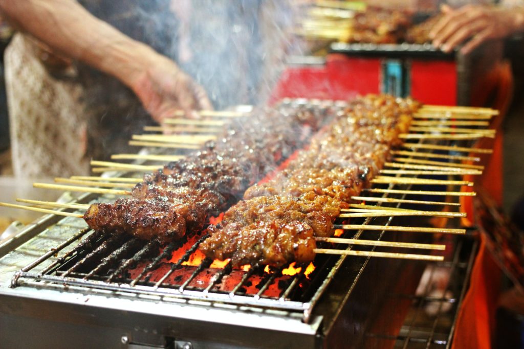 Variety of meat grilling. 